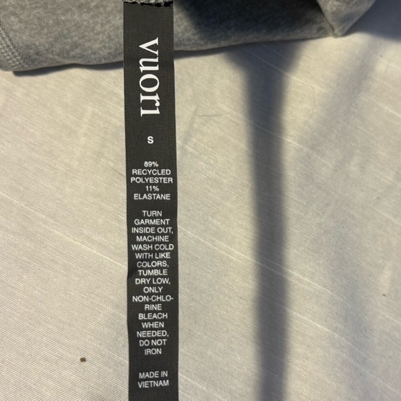 Vuori Performance Jogger Long Pale Grey Heather Small NWT - Picture 5 of 5